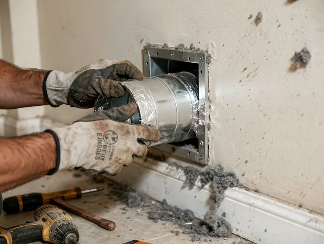 Professional dryer vent repair and installation by The Hammocks Dryer Vent Cleaning in The Hammocks